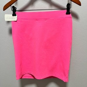 Forever 21 knit hot pink mini skirt